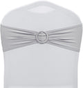 Spandex Chair Sashes Pack of 250 Light Silver - Event Ready Sashes