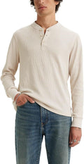 Levi's Men's Long Sleeve Thermal 3 Button Henley - Warm Everyday Layer