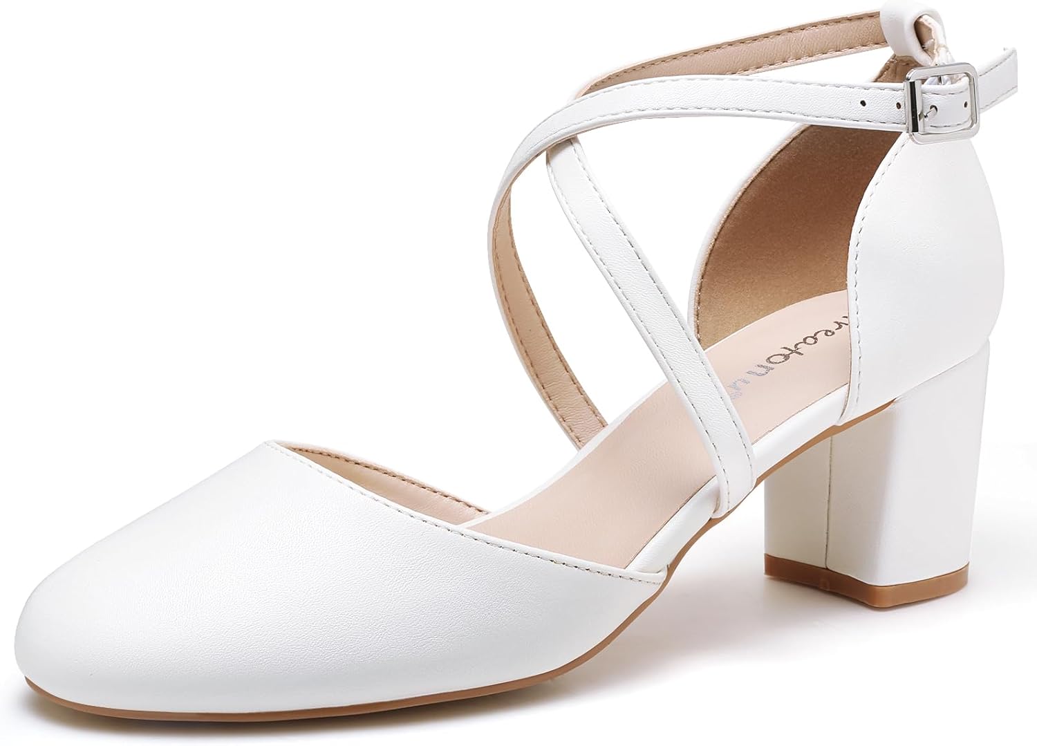 Greatonu Women's Low Block Heeled Dress Pumps for Any Occasion