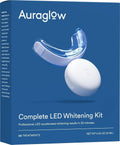 Auraglow Teeth Whitening Kit LED Accelerator Light - Whitens Fast