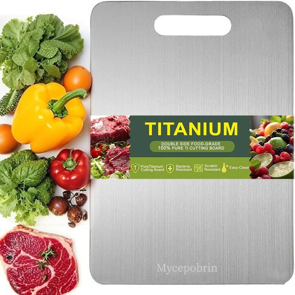 Katuchef Titanium Cutting Board: Durable, Non-Toxic & Easy to Clean