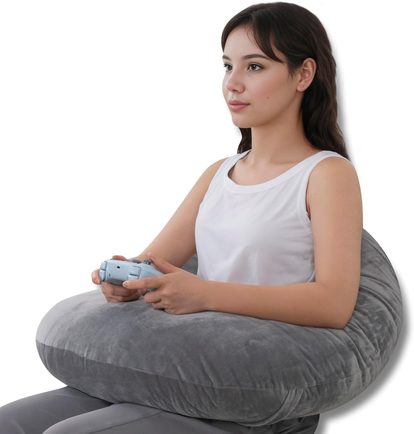 QUEEN ROSE Reading Pillow for Gaming, Cozy Comfort in Bed