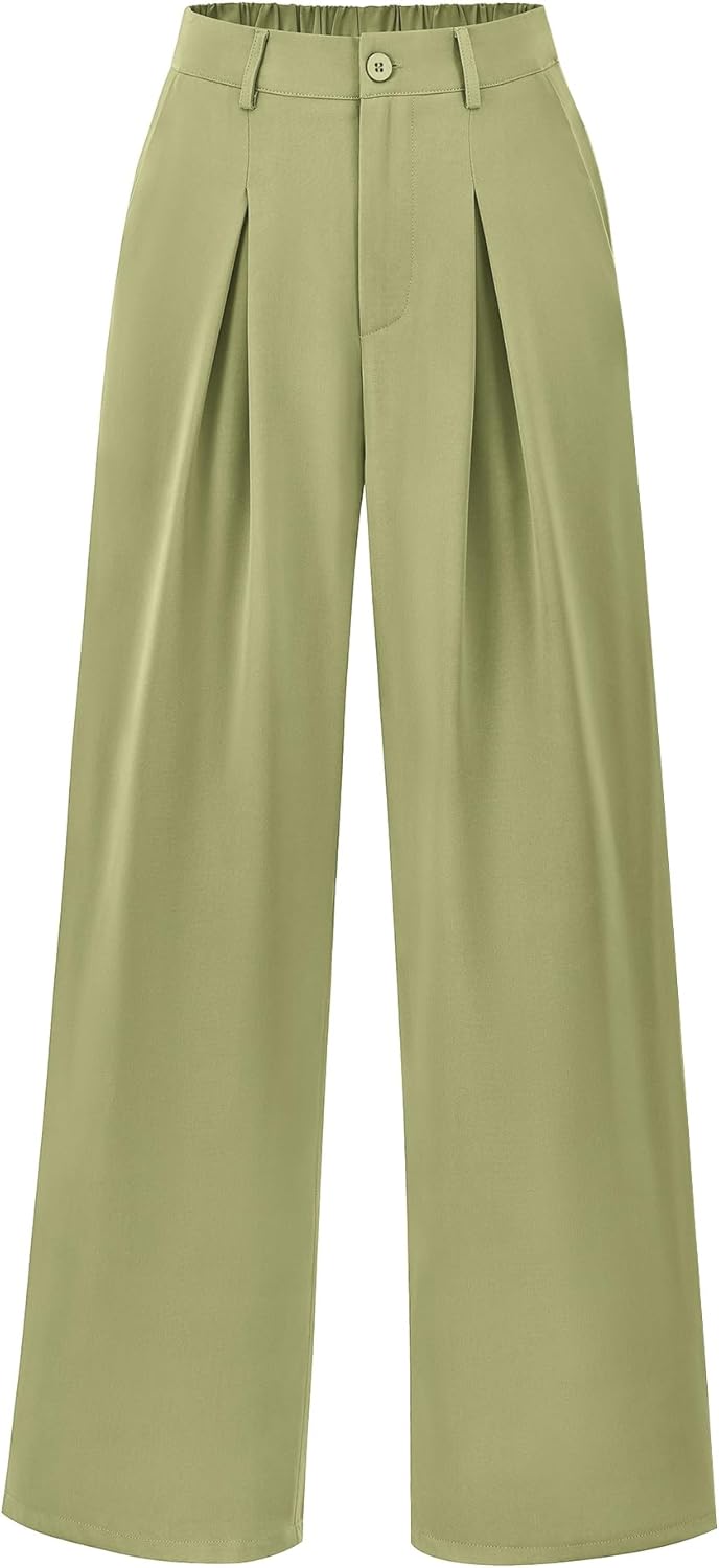 High Waist Palazzo Pants for Women - Stylish Wide Leg Trousers