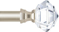TONIAL Curtain Rods 32 to 58 in Telescoping Single Rod - Diamond