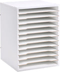 Caydo 12 Slot Paper Organizer Storage for 8.5x11 Paper - Adjustable