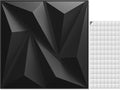 3D Wall Panel PVC Diamond Textured Panels 20 Pack - Easy DIY Accent
