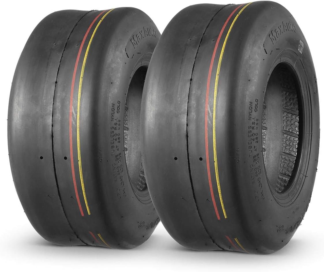 MaxAuto 13X5.00-6 Turf Tires for Zero Turn Riding Mowers
