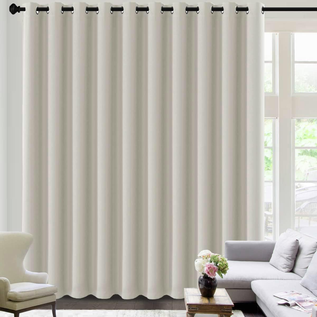 H.VERSAILTEX Blackout Curtains for Sliding Glass Door Privacy