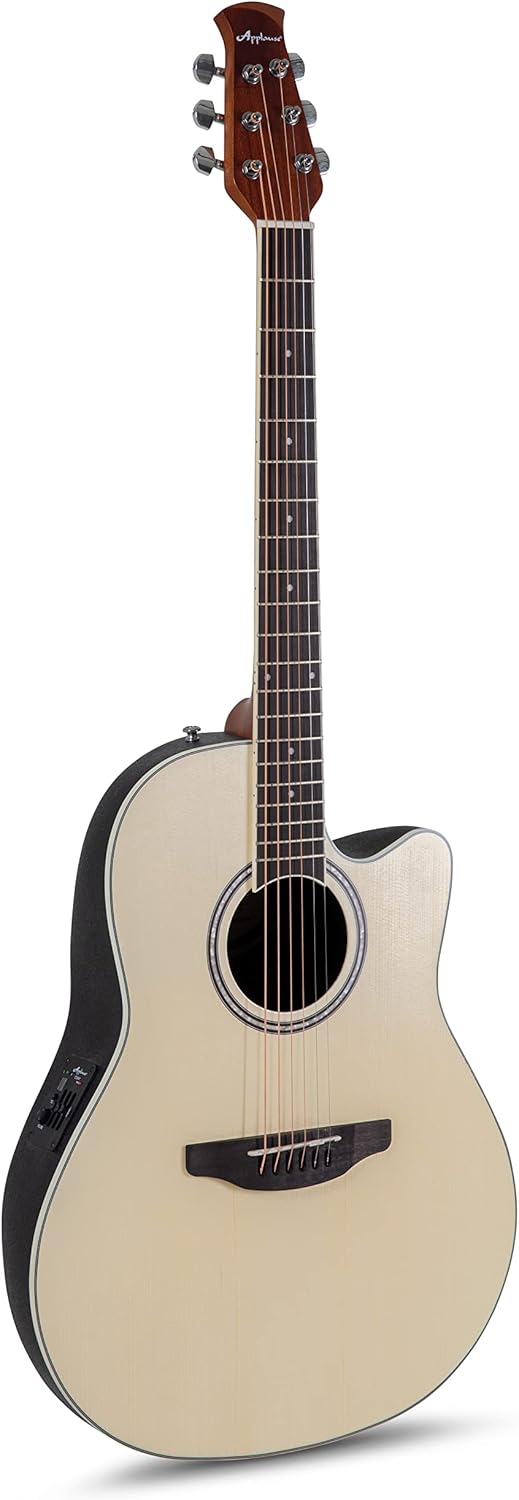 Applause Traditional AB24-4S Mid Cutaway Electric Acoustic Guitar