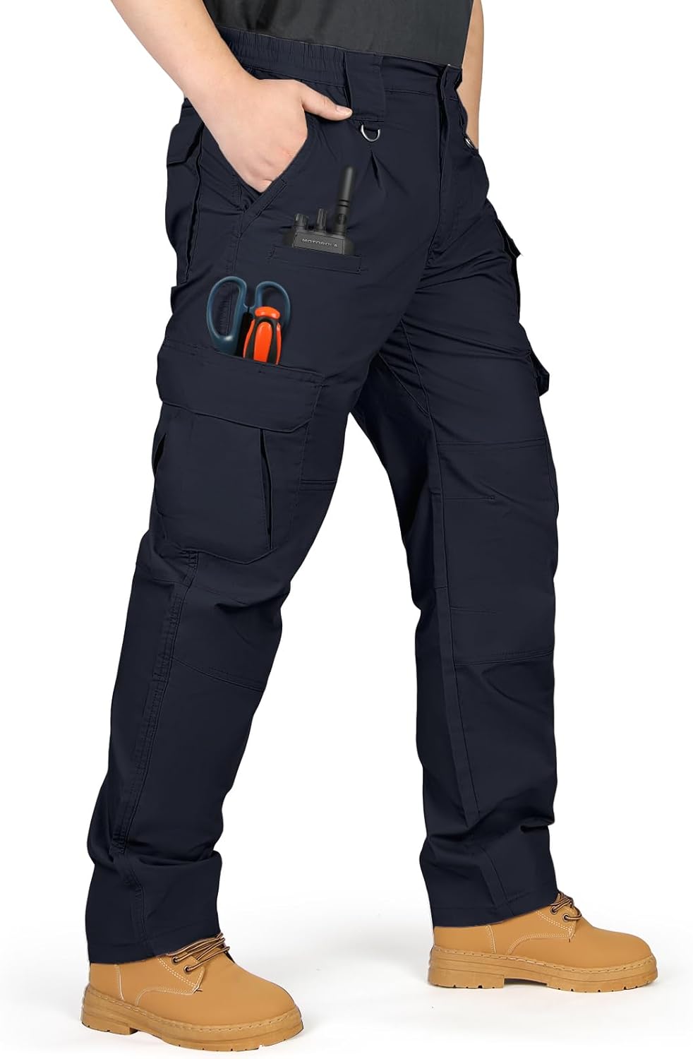 IGOLUMON Men's Stretch Tactical Pants for Outdoor Activities