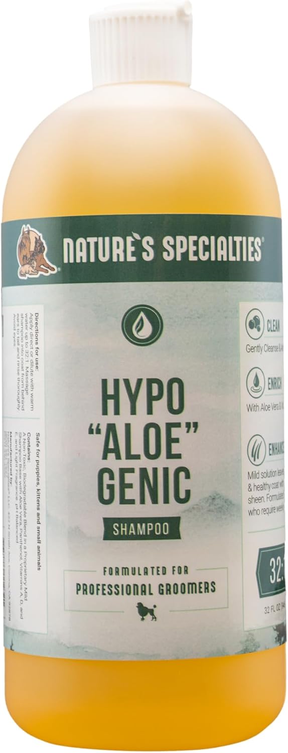 Hypoallergenic Ultra Concentrated Aloe Dog Shampoo for Pets