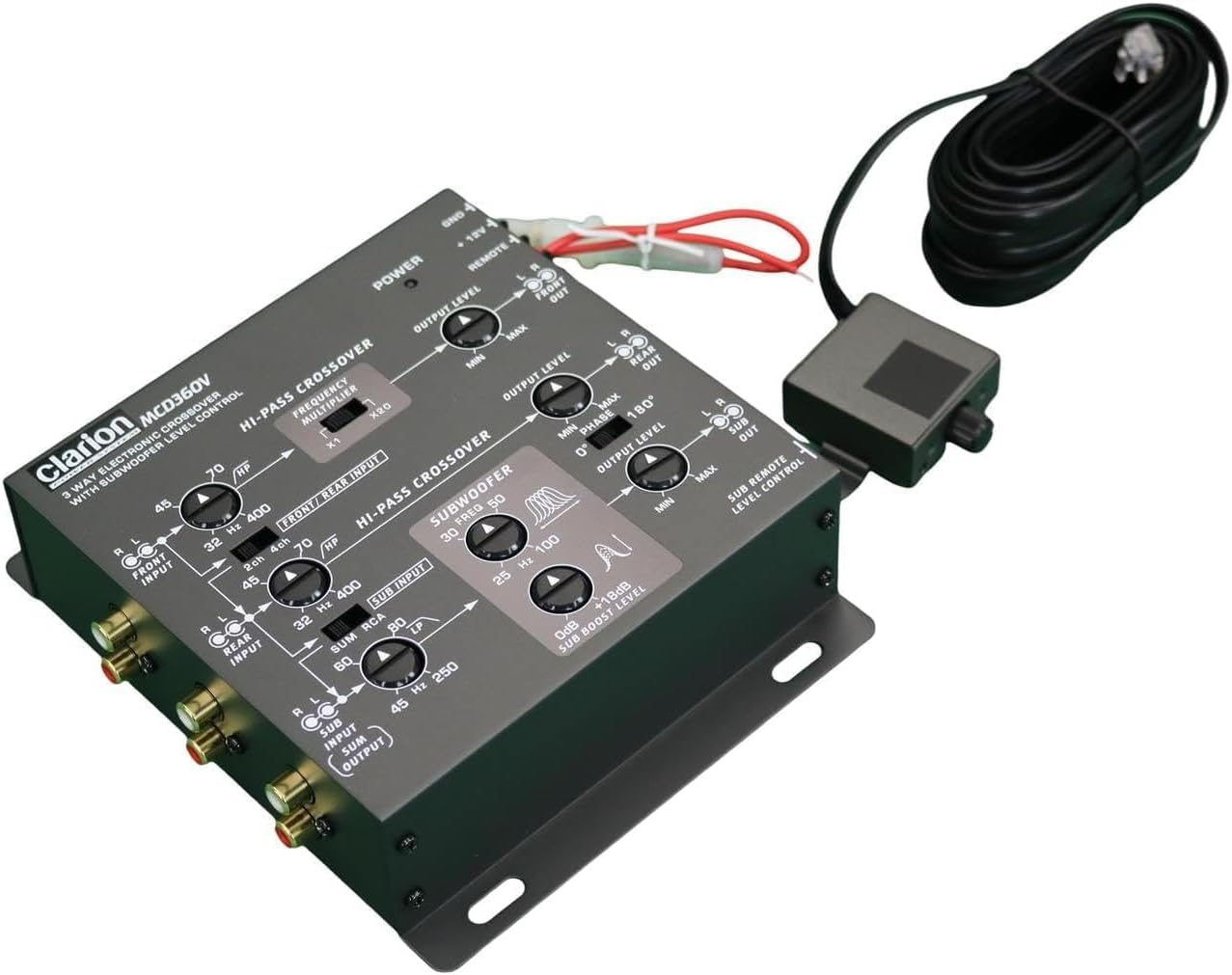 Clarion MCD360 3 Way 6 Channel Electronic Crossover Review