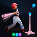 T Ball Set Light Up LED Baseball Toys for Kids - Glow Play Anytime