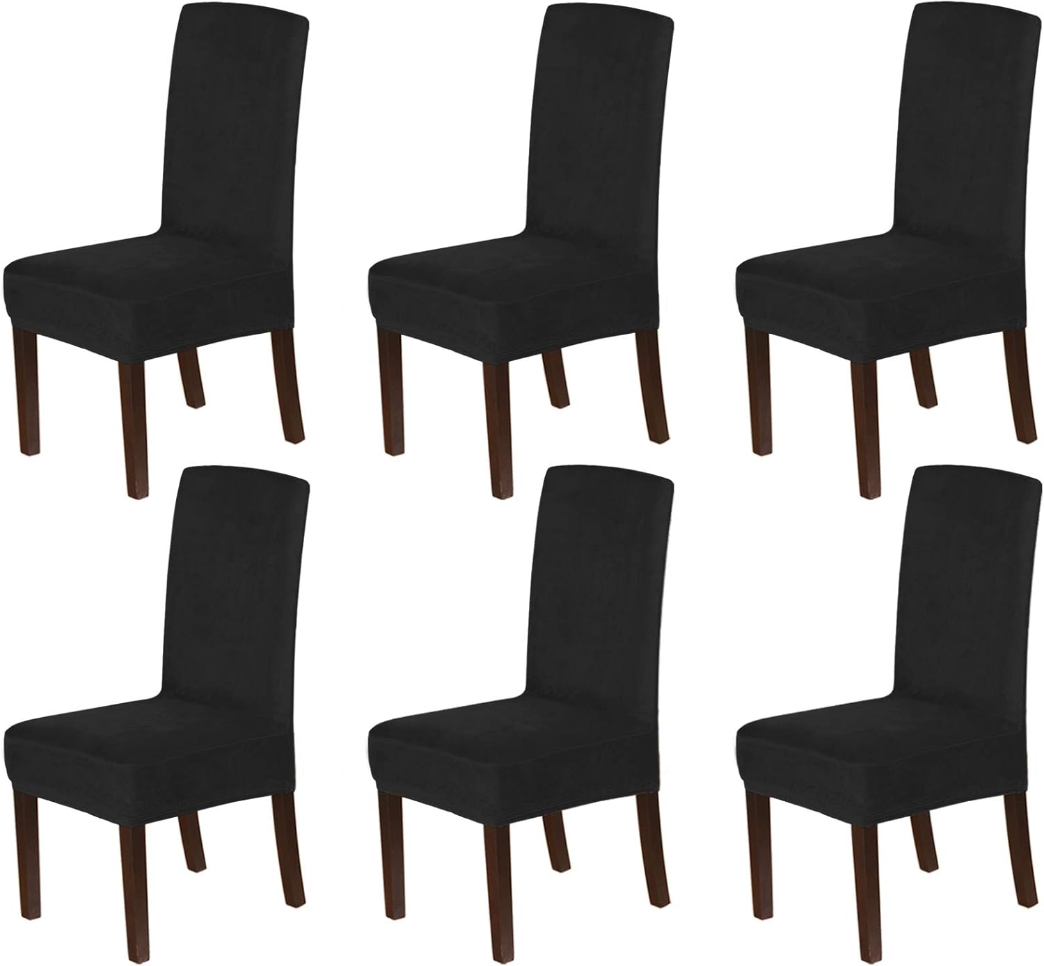 H.VERSAILTEX Velvet Dining Chair Covers for Elegant Dining Rooms