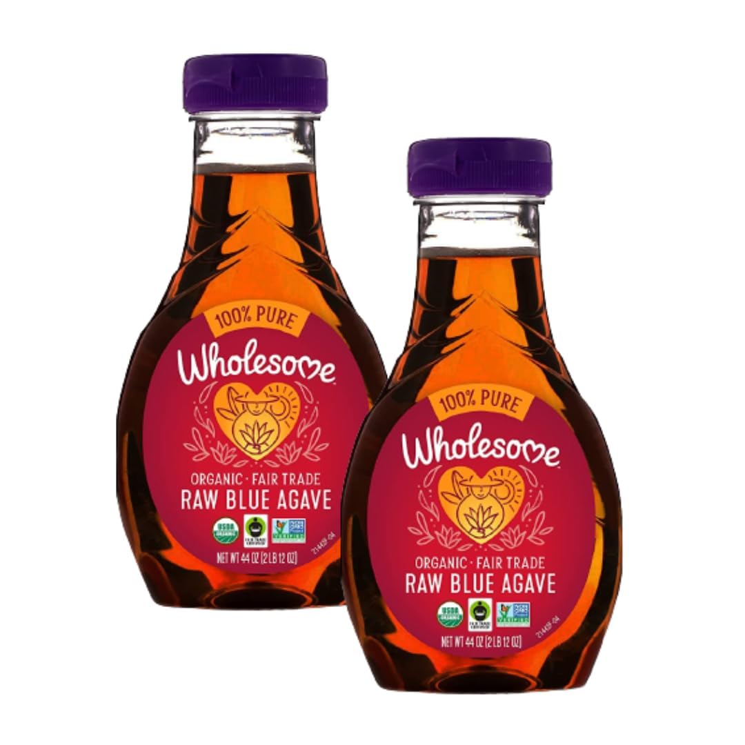 Organic Raw Blue Agave Nectar - Pure, Fair Trade & Vegan Sweetener