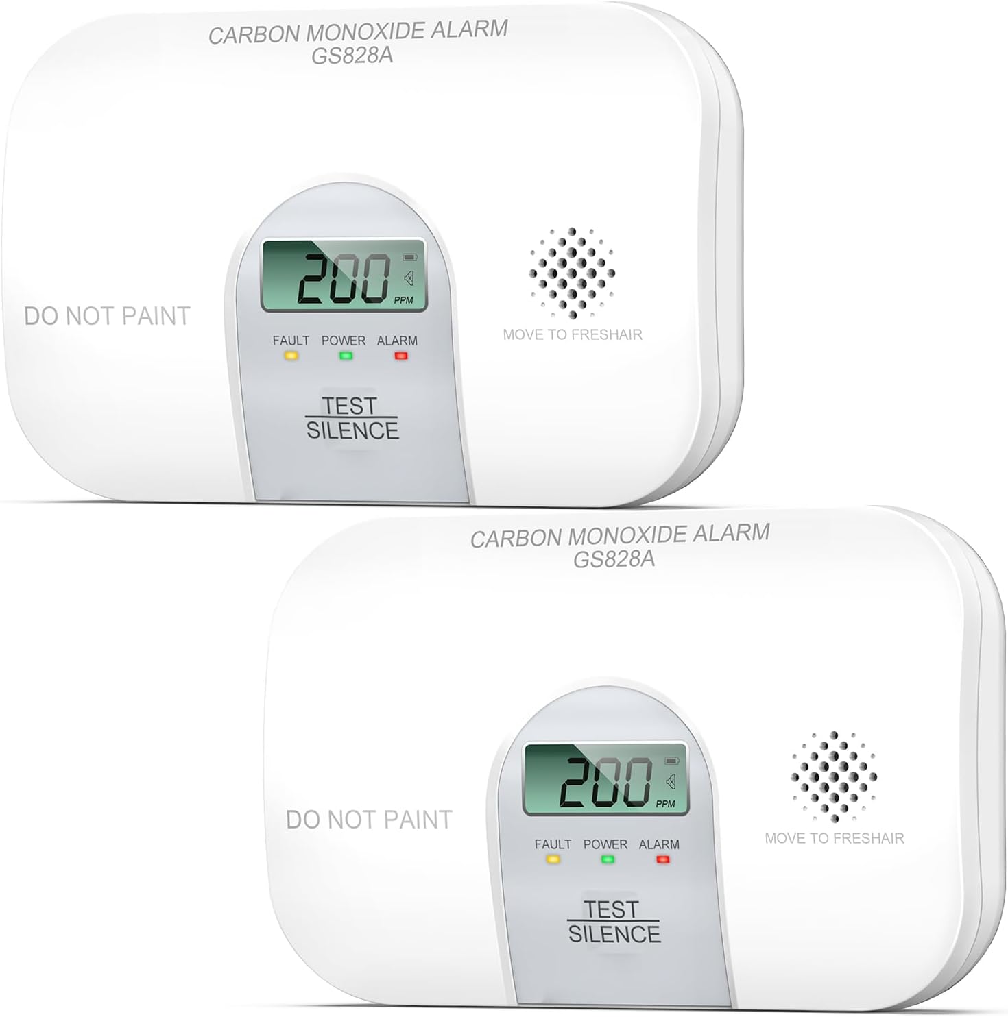 Siterwell Carbon Monoxide Detectors with LCD Display and Sound