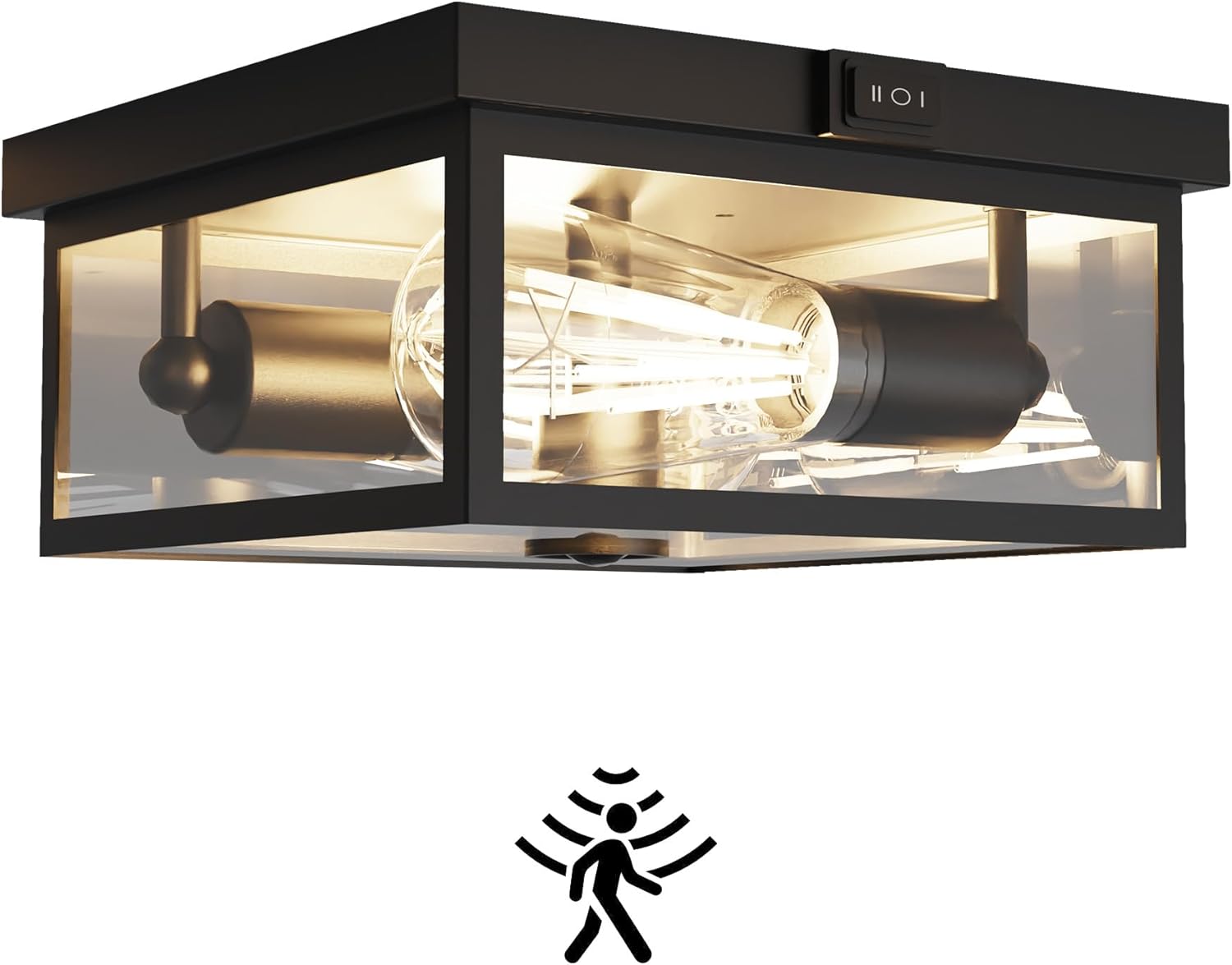 Outdoor Ceiling Light with Motion Sensor for Elegant Illumination