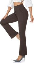 High Waisted Dress Pants for Women Petite/Regular/Tall - Bootcut Pull