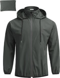 Packable Rain Jacket Lightweight Waterproof Raincoat with Hood