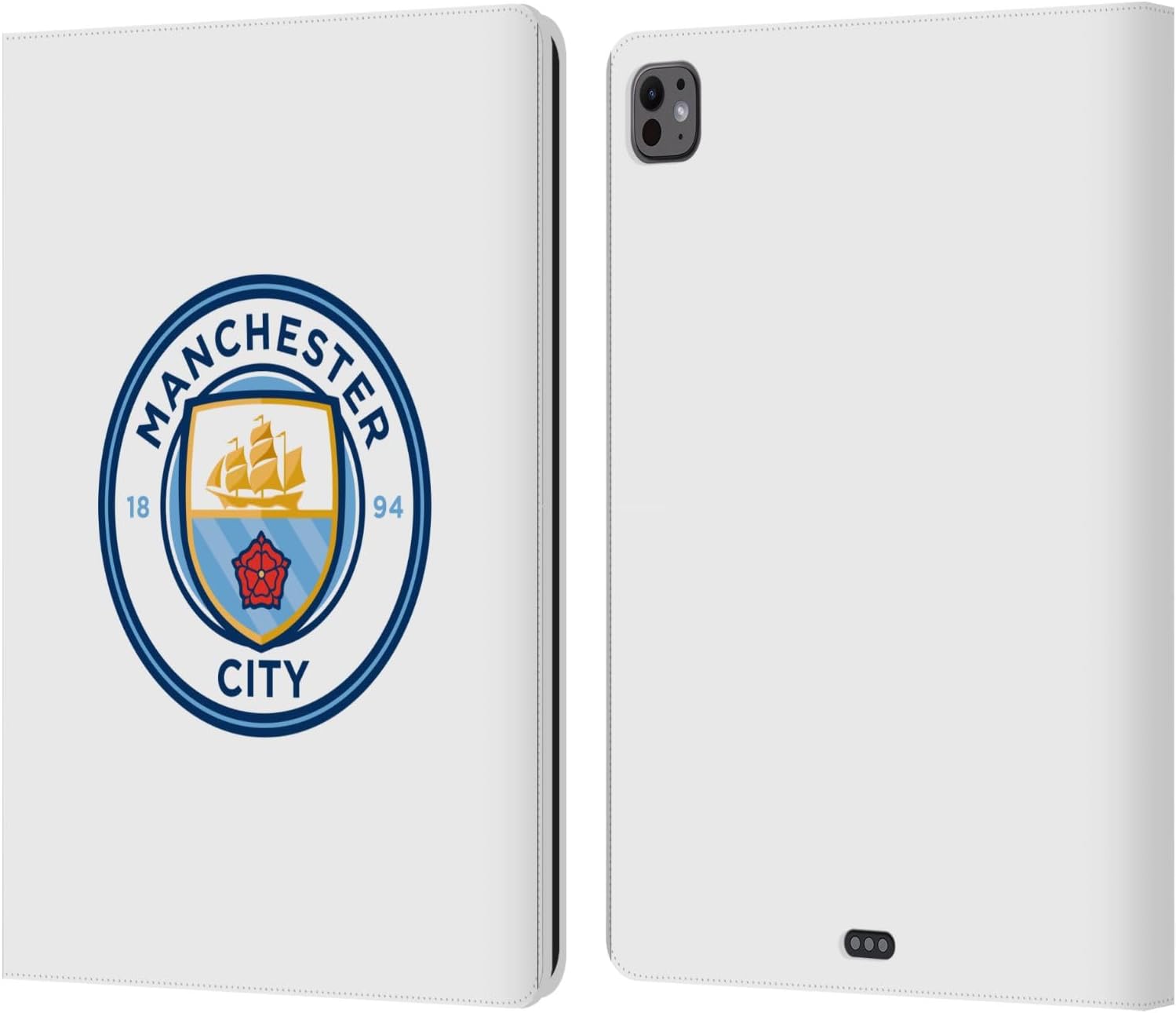Manchester City FC Leather Wallet Case for Apple iPad Pro 13 M4