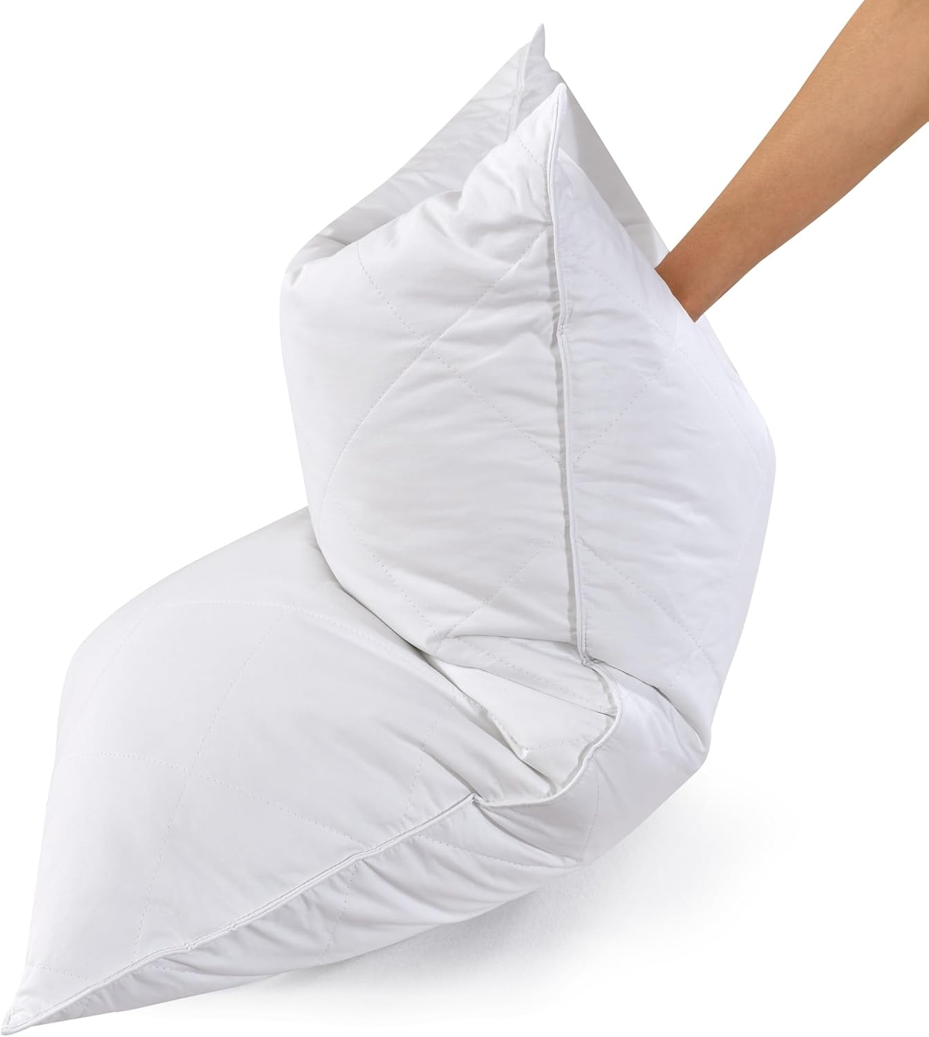 Three Geese Standard Size Bed Pillows Set of 2 for Comfort