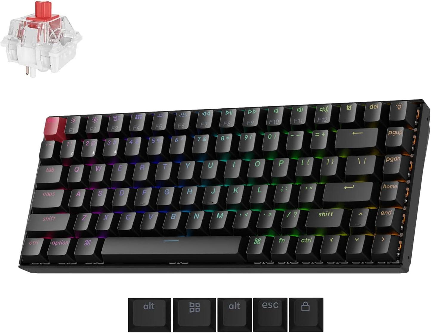 Keychron K2 Mechanical Keyboard with RGB Backlight and PBT Keycaps