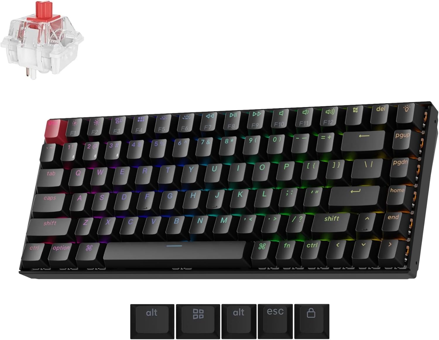 Keychron K2 Mechanical Keyboard with RGB Backlight and PBT Keycaps