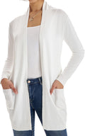 GRACE KARIN Women Lightweight Cardigan Sweaters with Pocket - Soft any