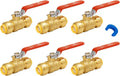 SUNGATOR 1/2 in Ball Valve Water Shut Off Valve - Easy Pushfit Install