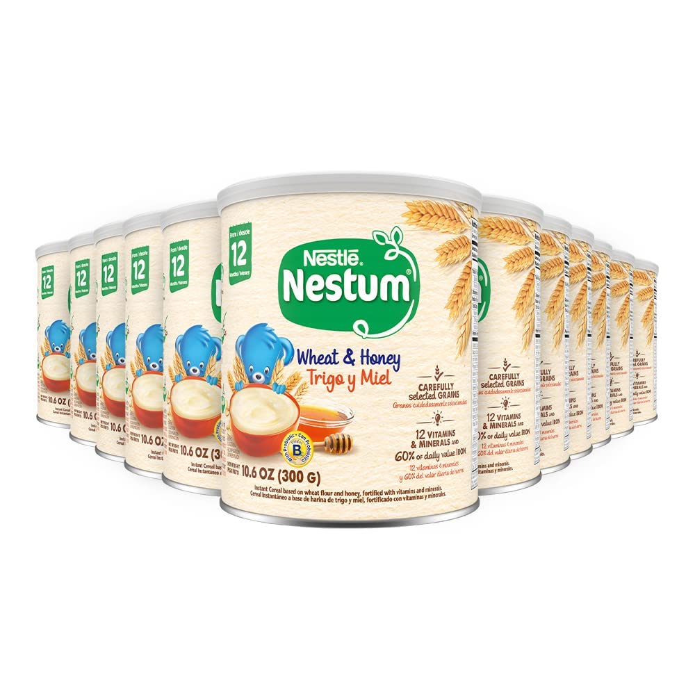Nestle Nestum Instant Cereal, Wheat & Honey - 10.5 Ounce