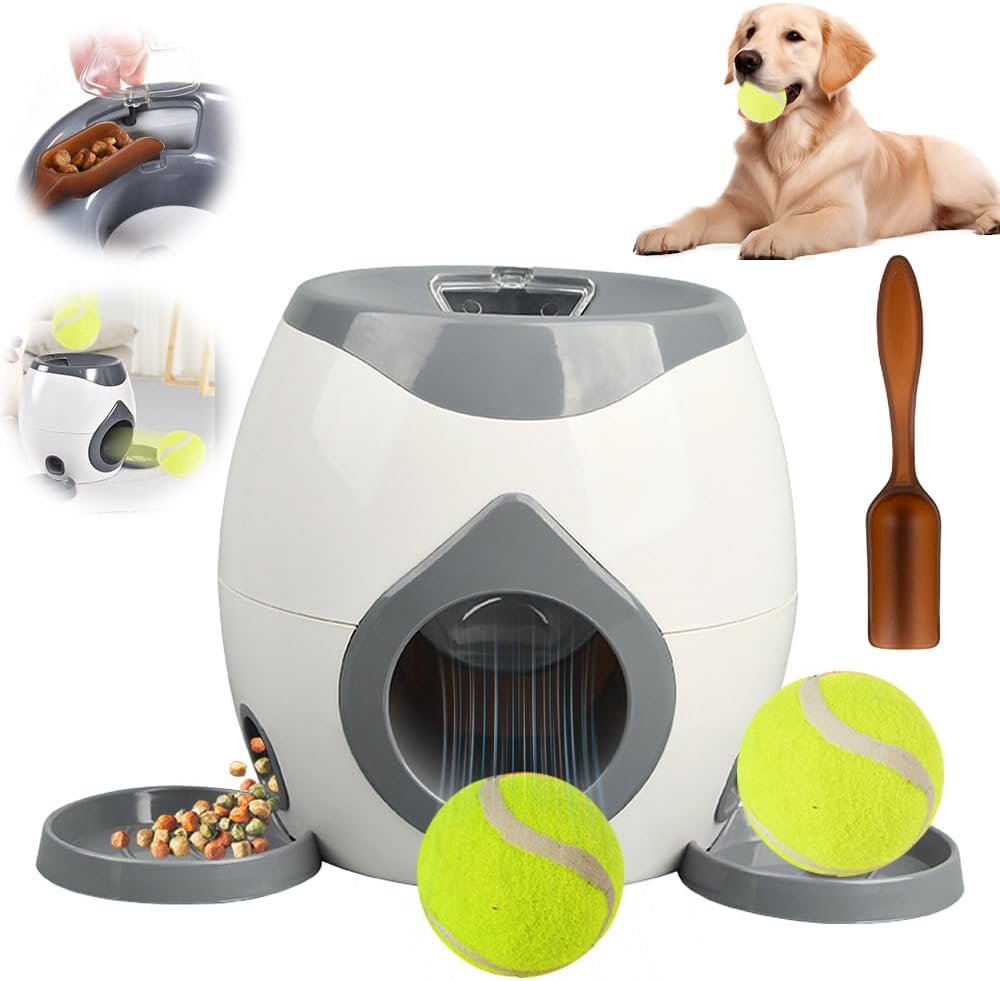 Automatic Dog Ball Launcher for Interactive Play & Training
