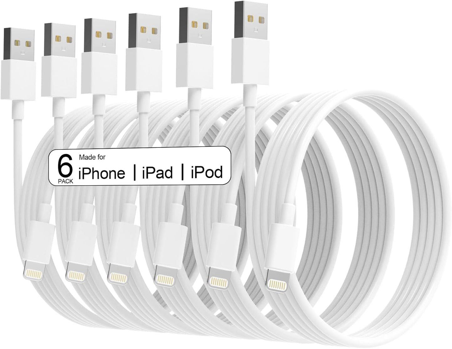 Fast Charging Apple MFi Certified Lightning Cable - iPhone Charger