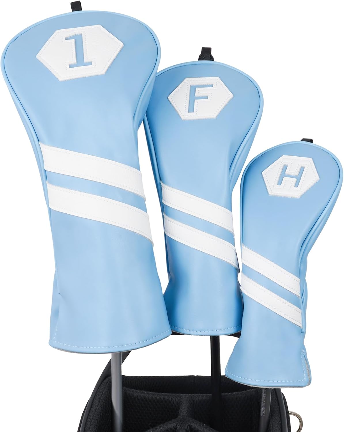 Premium Golf Club Head Covers for Woods and Drivers Set