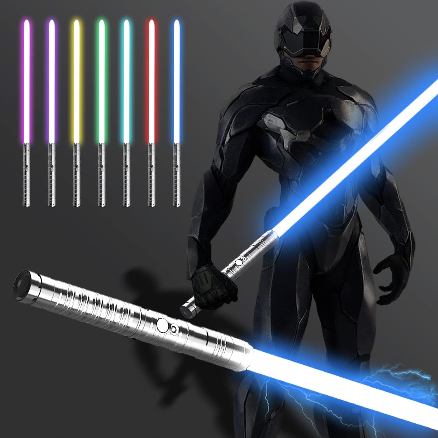 Lightsaber RGB15 Colors Metal Hilt with 3 Sound Modes for Dueling