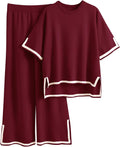 Imily Bela Womens Plus Size Lounge Set 2 Piece Summer Outfit - Cozy