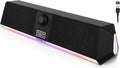 SOULION R80 Bluetooth Computer Speakers with LCD Clock and LED Lights