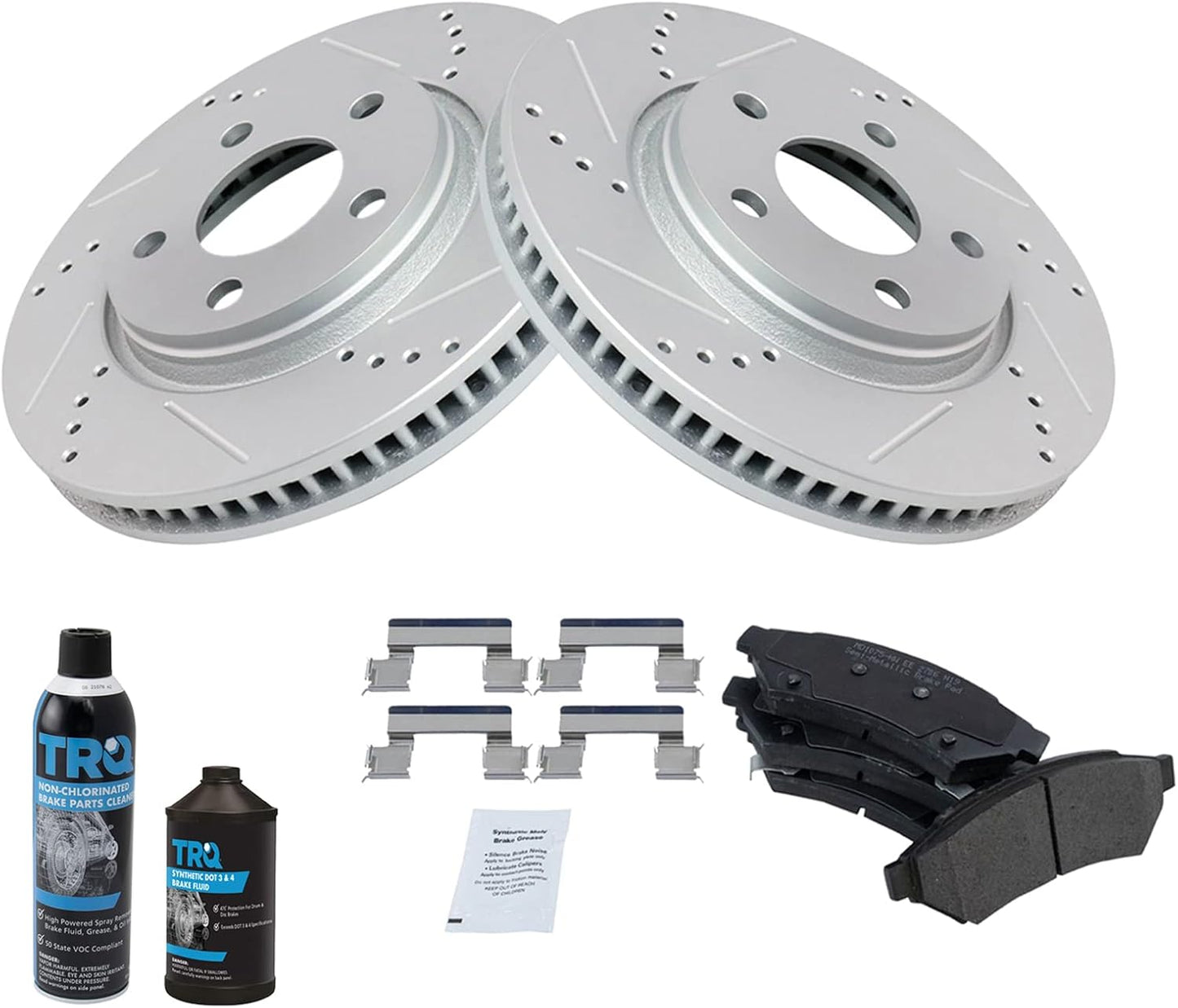 Performance Semi-Metallic Brake Pad & Rotor Kit for Grand Prix