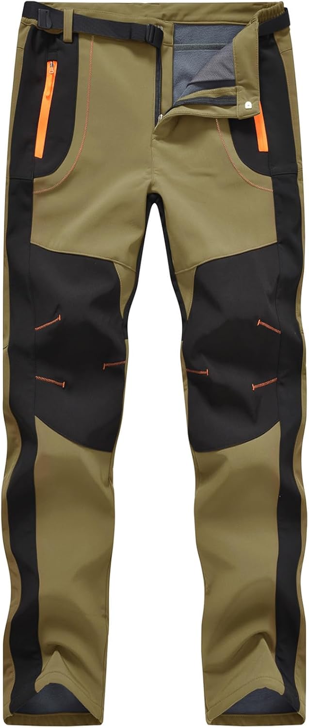 Rdruko Men's Snow Ski Pants Waterproof Insulated Winter Gear