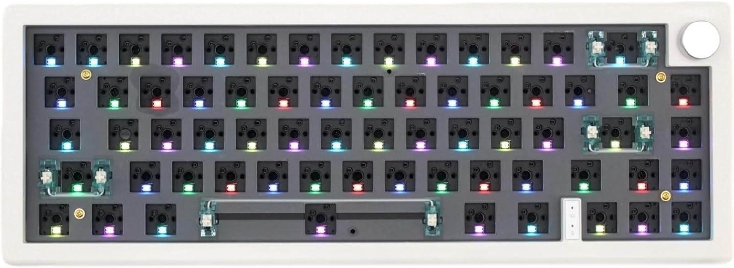 GMK67 65% Mechanical Keyboard Kit with RGB LED and Knob