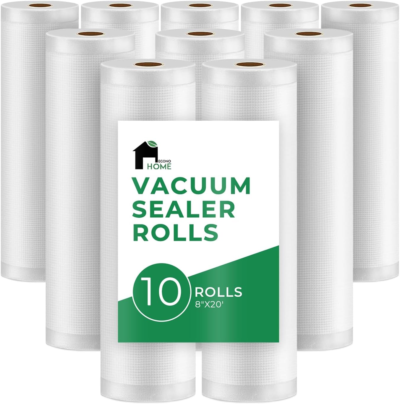 EconoHome Heavy Duty Vacuum Seal Bags for Food Preservation