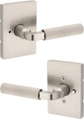 Kwikset Mirada Reeded Privacy Door Handle for Bedroom Use