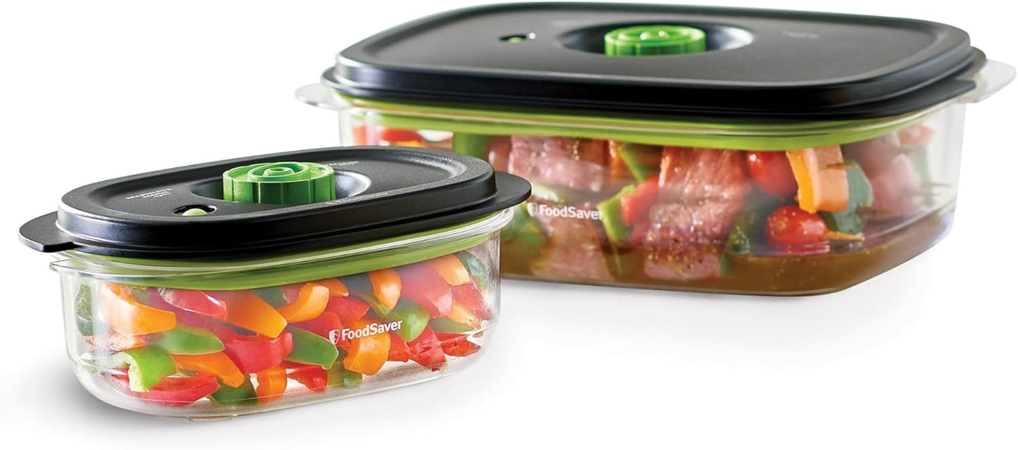 FoodSaver Vacuum Containers for Preserving and Marinating Food