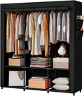 Portable Closet Wardrobe Storage Organizer 50 in - Space Saving Rack