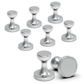 Coat Magnetic Hooks Heavy Duty Pack of 8 - Strong Neodymium Holders