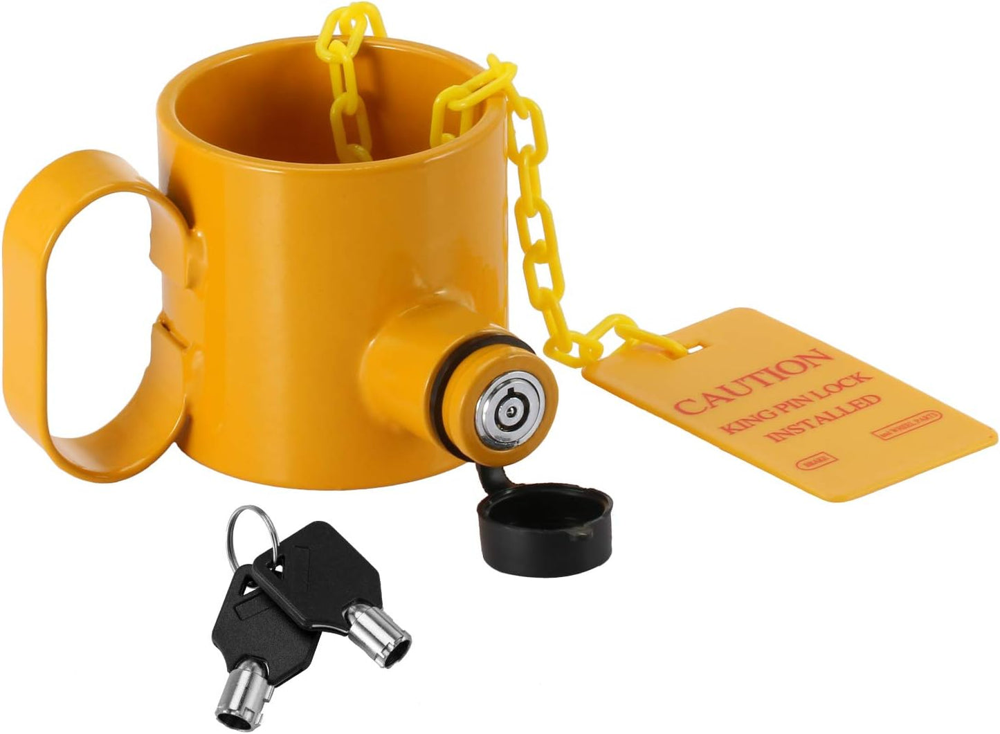 BOYISEN 5th Wheel King Pin Lock for RVs and Campers Security