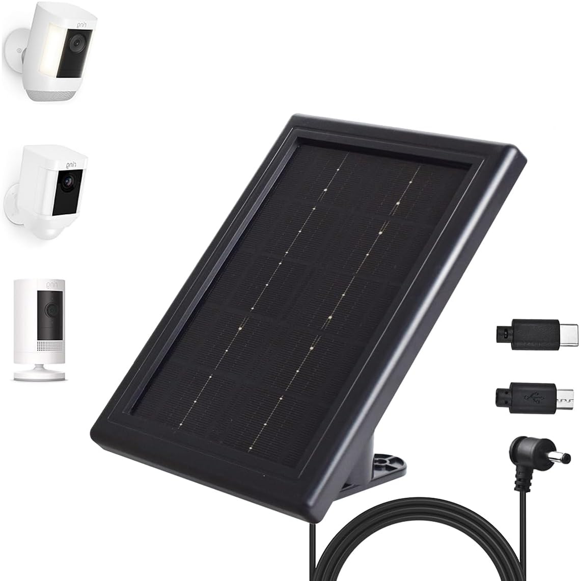 BOBUY Solar Charger for Ring Cameras - Power Anywhere!