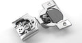 Berta 50-Pack 3/4 in Overlay Soft Closing Cabinet Hinges - Adjustable