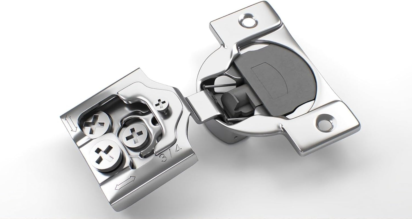 Berta 50-Pack Soft Closing Cabinet Hinges for Perfect Fit