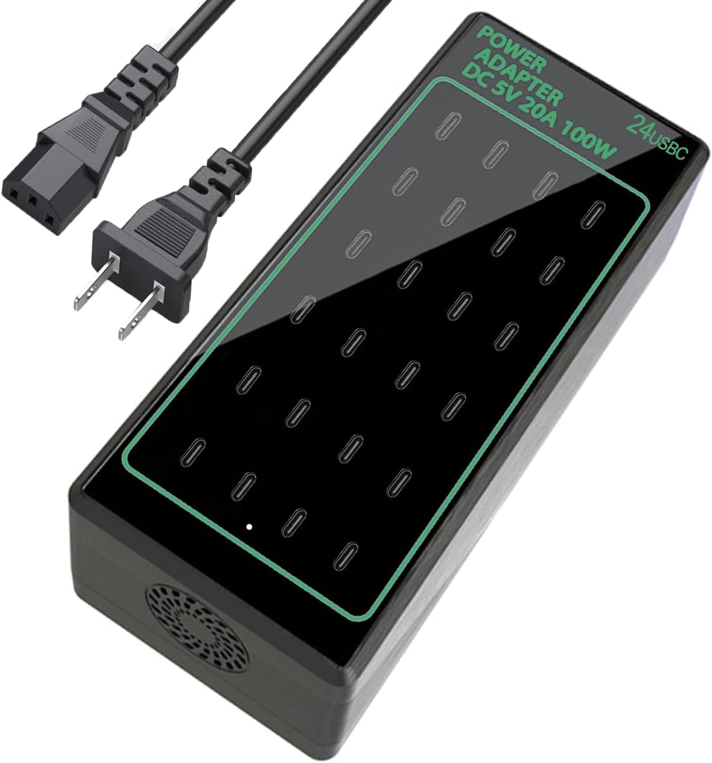 24-Port USB C Charging Station for Fast and Efficient Charging