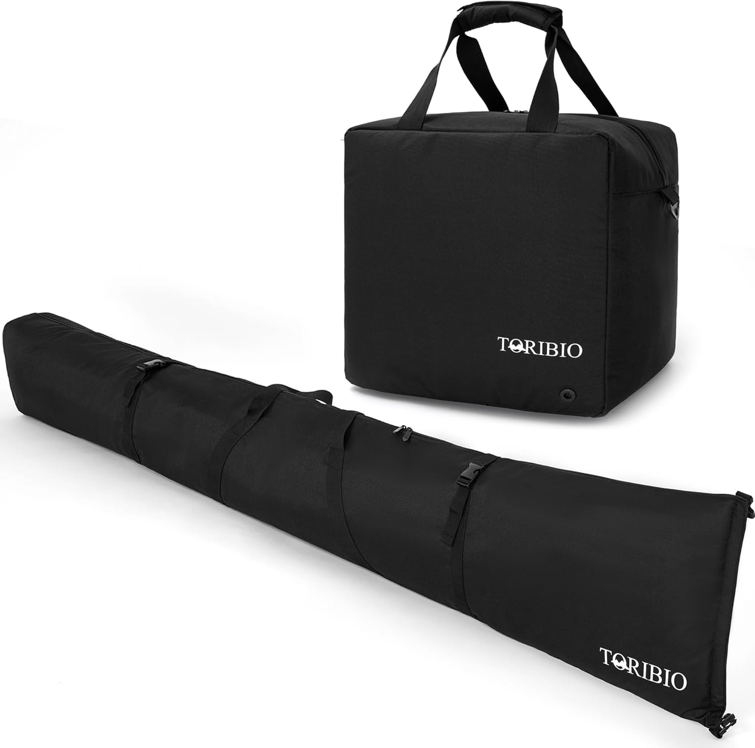 Padded Ski Bag Combo for Air Travel, Water-resistant, Fits Skis Up to 185/210 CM, Boots Up To Size 13